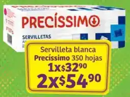 Soriana Mercado Precíssimo servilleta blanca oferta