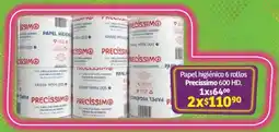 Soriana Mercado Precíssimo papel higiénico oferta