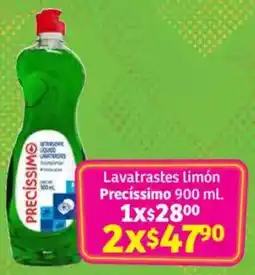 Soriana Mercado Precíssimo lavatrastes limón oferta