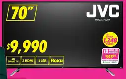Soriana Mercado JVC smart tv 70" oferta