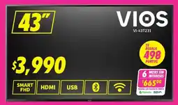 Vios smart tv 43"