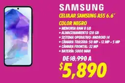 Soriana Mercado Samsung celular A5 6.6" oferta