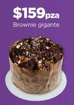 Chedraui Brownie gigante oferta