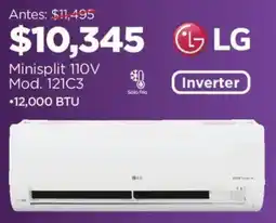 Chedraui LG minisplit inverter oferta