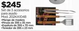 Chedraui Set de 3 accesorios para asado oferta