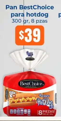 Tiendas Neto BestChoice Pan para hotdog oferta