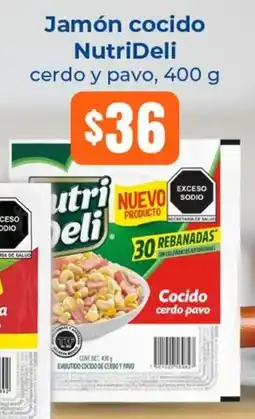 Tiendas Neto Nutrideli salchicha de pavo cerdo y pavo oferta