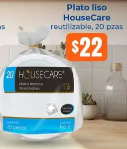 Tiendas Neto Housecare plato liso reutilizable oferta