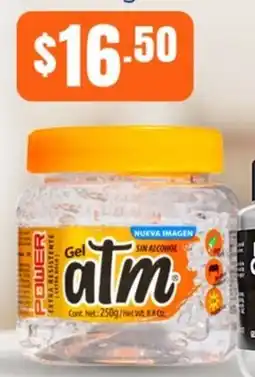 Tiendas Neto Atm gel para cabello power oferta
