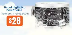 Tiendas Neto Bestchoice papel higiénico oferta
