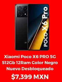 Sanborns Xiaomi poco x6 pro 5g oferta