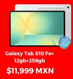 Sanborns Galaxy Tab S10 Fe+ oferta