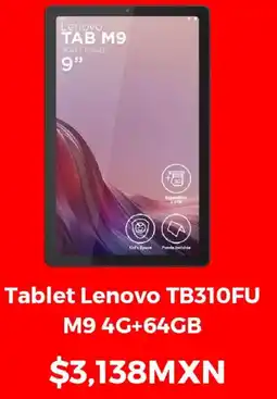 Sanborns Lenovo tablet TB310FU oferta