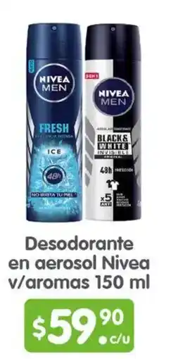 Arteli Nivea desodorante en aerosol v/aromas oferta