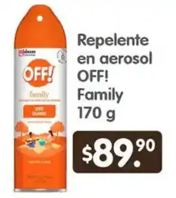 Arteli Off! repelente en aerosol family oferta