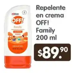 Arteli Off! repelente en crema family oferta