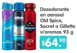 Arteli Old spice, secret o gillette v/aromas oferta