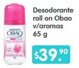Arteli Obao desodorante roll on v/aromas oferta