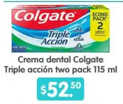 Arteli Colgate crema dental triple acción two pack oferta
