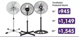Arteli Mytek ventilador pedestal 16" oferta