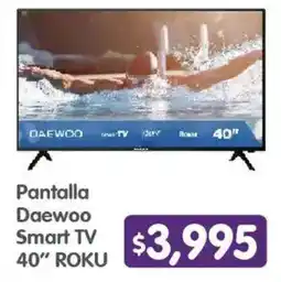 Arteli Daewoo Smart TV 40" ROKU oferta