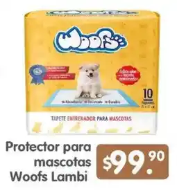 Arteli Woofs Lambi Protector para mascotas oferta