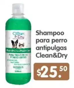 Arteli Clean&DryShampoo Shampoo para perro antipulgas oferta