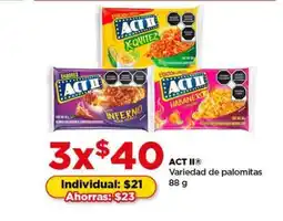 Bodega Aurrerá ACT II Variedad de palomitas oferta