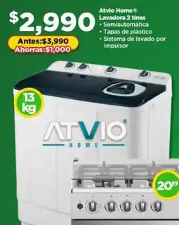 Bodega Aurrerá Atvio Home Lavadora 2 tinas oferta