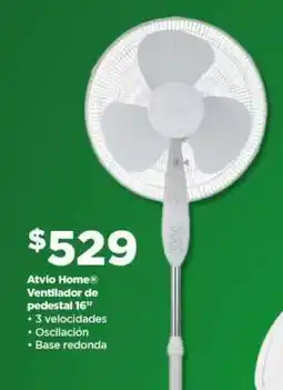 Bodega Aurrerá Atvio Home Ventilador de pedestal 16 oferta