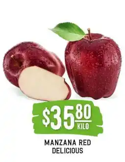 Soriana Súper MANZANA RED DELICIOUS oferta