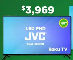 Bodega Aurrerá JVC LED FHD Roku TV oferta