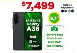 Bodega Aurrerá Samsung Galaxy A36 oferta