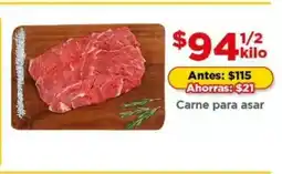 Bodega Aurrerá Carne para asar oferta