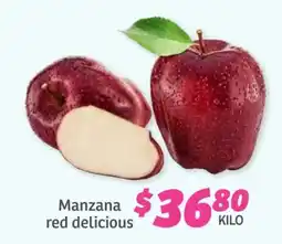 Soriana Súper MANZANA RED DELICIOUS oferta