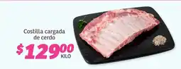 Soriana Súper Costilla cargada de cerdo oferta