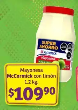 Soriana Híper Mayonesa McCormick con limón oferta