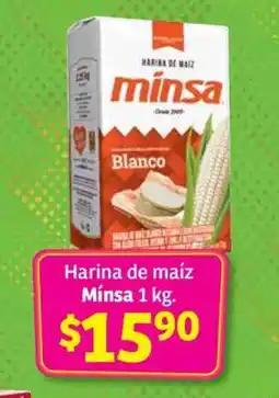 Soriana Híper Harina de maíz Minsa 1 kg oferta
