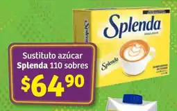 Soriana Híper Sustituto azúcar Splenda 110 sobres oferta