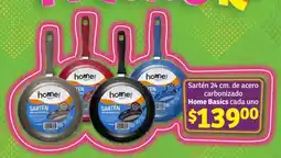 Soriana Híper Sartén 24 cm de acero carbonizado oferta