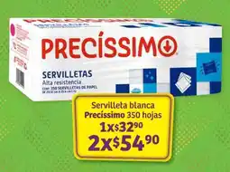 Soriana Híper Servilleta blanca Precíssimo 350 hojas oferta