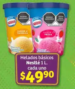 Soriana Híper Helados básicos Nestlé 1 L oferta