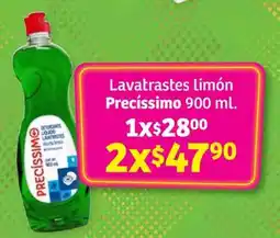 Soriana Híper Lavatrastes limón Precíssimo 900 ml oferta