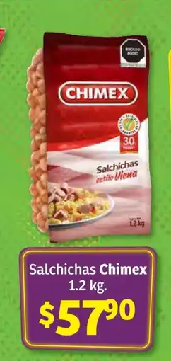 Soriana Híper Salchichas Chimex oferta