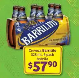 Soriana Híper Cerveza Barrilito oferta