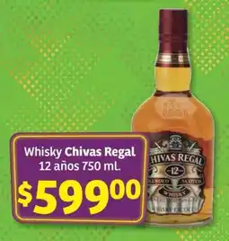 Soriana Híper Whisky Chivas Regal oferta