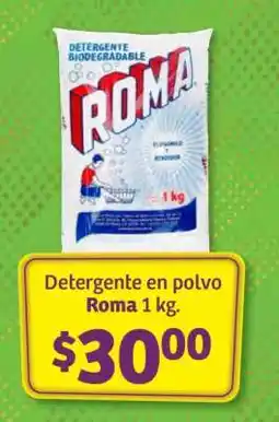 Soriana Híper Detergente en polvo Roma 1 kg oferta