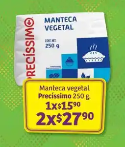 Soriana Híper Manteca vegetal Precíssimo 250 g oferta