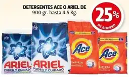 Farmacias Guadalajara Ace o ariel de detergentes oferta