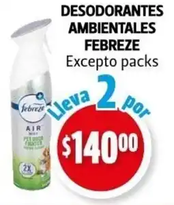 Farmacias Guadalajara Febreze desodorantes ambientales oferta